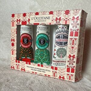 L'OCCITANE Festive Hand Cream Trio - Red, Green, White